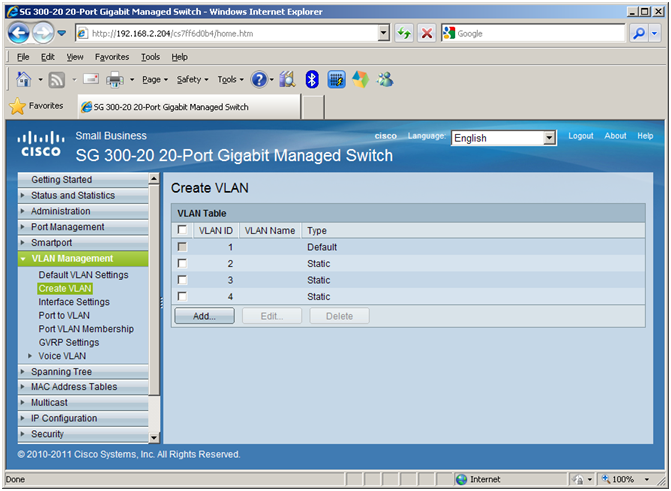 create vlan cisco switch